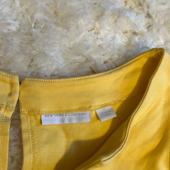 New York & Company Yellow Romper - Picture 3 of 7